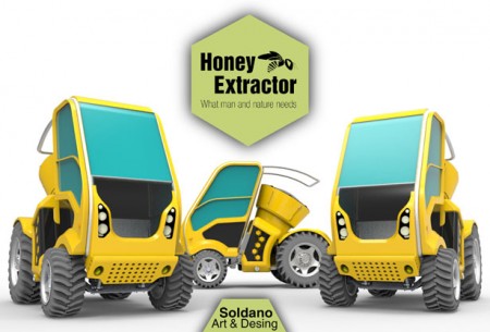 mobile honey extractor