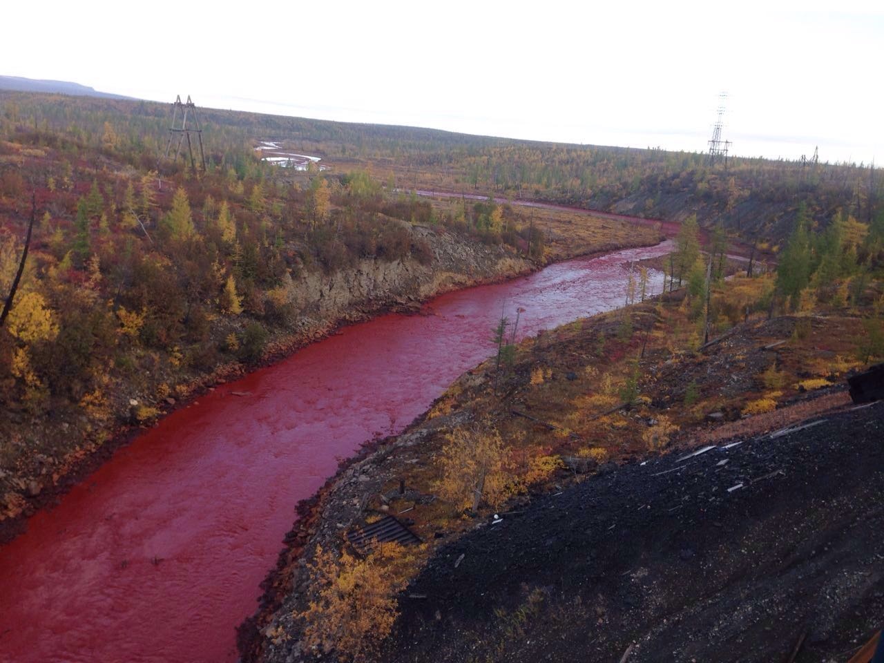 красная река фото норильск