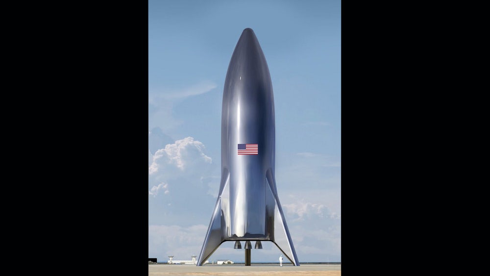 Илон Маск удивил первым реальным фото своей новой ракеты
