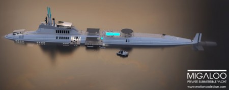 подводная яхта migaloo